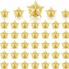 MTLEE 40 Pieces Star Badge Lapel Pin For 4Th Of July Memorial Day Independence Day Celebration Veterans Day Party Labor Day Theme Party Costume Decorations Hot