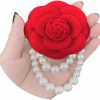 ZZ ZINFANDEL Bohemian Pearl Safety Brooch Pins Flower Brooch Hair Flowers Hairpin Brooch Headpieces,Brooch Pins Shawl Clips For Women Girls Vintage Collar Brooch Clearance