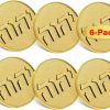 MIDLE 6/12/50/100 Pcs Round Gold Jw.Org Enamel Lapel Pin (1 In)-Tetragrammaton Jehovah Witness Hebrew Letters Religious Badge Pins Hot