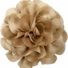 NewZenro Dainty Camellia Flower Large Brooch Lapel Pins Delicate Elegant Handmade Big Fabric Rose Flower Brooches Pin Classic For Wedding Party Dance Banquet For Women Dress Suit Ceremony Clothes Accessories Jewelrygifts 130Mm Clearance