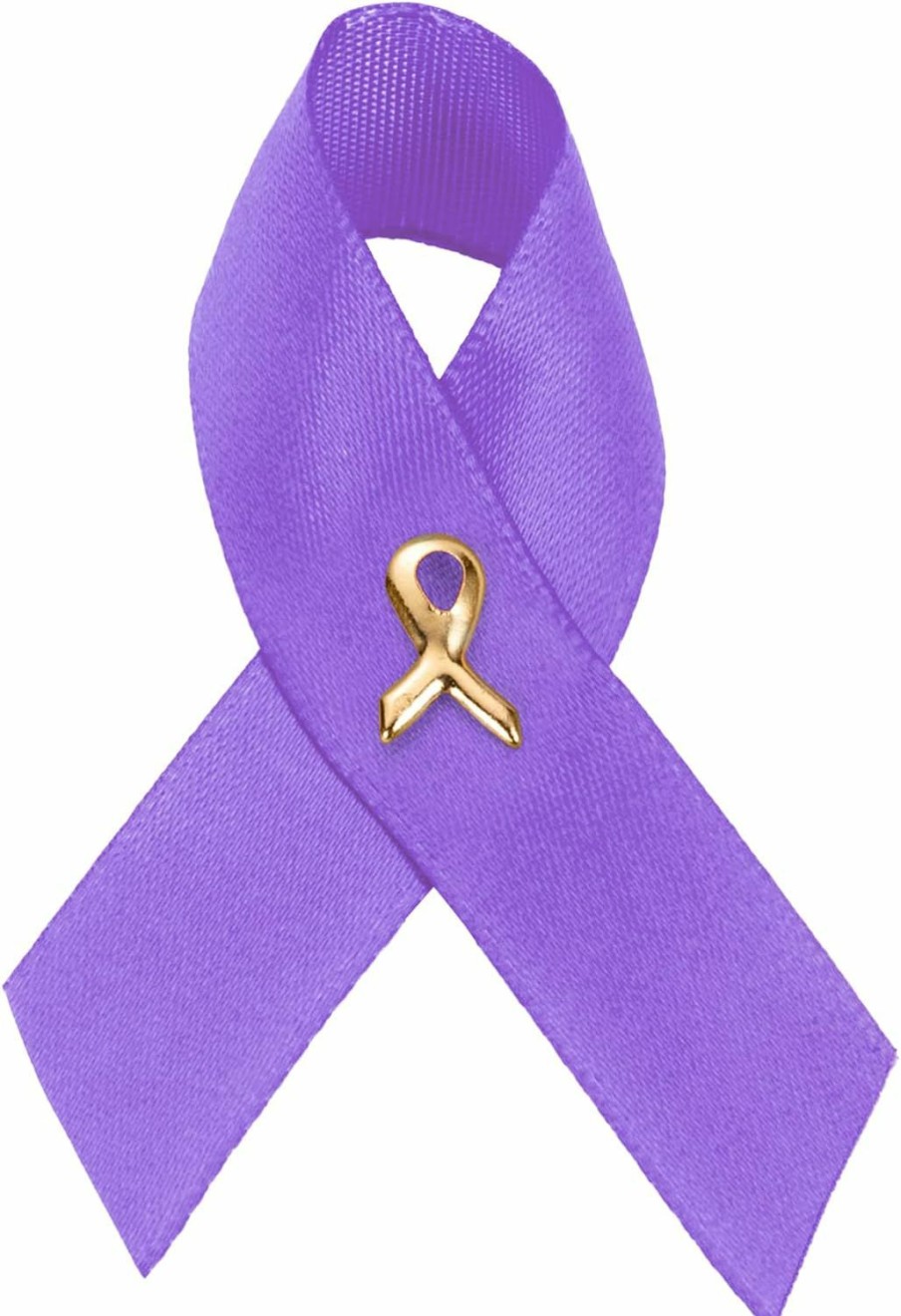 Fundraising For A Cause Purple Ribbon Awareness Pins/Bulk Wholesale Pack Pins Purple Ribbon Pin For Alzheimer'S, Domestic Violence, Epilepsy, Pancreatic Cancer, Lupus, Crohn'S Disease Awareness - Perfect For Support Groups, Gift Giving And Fundraising Clearance