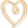 DEMDACO Demdaco Heart Goldtone Hammered One Size Women'S Metal Giving Pin In Gift Box Online