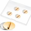 ZEYIYER Zeyiyer 5Pcs Brooch Converter, Convert Pin To Magnet, Magnetic Pin Backs, Almost Invisible Magnetic Brooch Converter For Silk Scarf Shirt Thin Fabric Hot