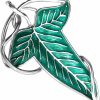 bahamut Bahamut Christmas Elegant Elven Green Tree Leaf Enamel Pins Brooch For Women Men Suit Pendant Necklace,Cloak Clasp Brooches Cosplay Jewelry Online