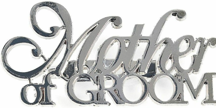 Fun Express Fun Express - Mother Of Groom Pin For Wedding - Jewelry - Adult Jewelry - Misc Adult Jewelry - Wedding - 1 Piece Wholesale