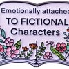 Ficsowy Ficsowy Book Lover Enamel Pin, Character Brooch, Emotionally Attached Fictional Characters Best