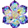 QUREZA Shining Crystal Flower Brooch For Women Handmade Lapel Pin Jackets Clothes Badge Party Accessories Jewelry Gifts For Bridal Women Girl Clearance