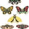 Janinka 10 Pieces Butterfly Enamel Pins Set Cute Enamel Backpacks Pins Cool Horror Enamel Lapel Pins Brooches Enamel Butterfly Pins Lapel Pins For Steampunk Badge Jewelry For Women New