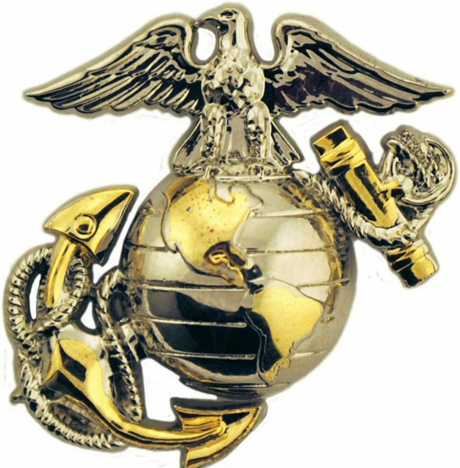 Eagle Emblems, Inc. Eagleemblems United States Marine Corps Gold Tone Logo Emblem Lapel / Hat Pin Wholesale