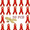 rhungift 20/50/100 Pack-Cause Awareness Multicolor Ribbon Lapel Pin -Support Your Fundraiser New