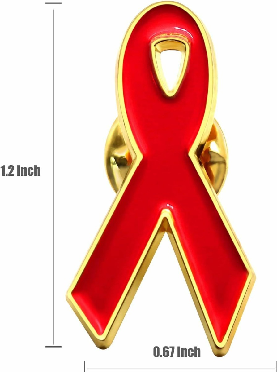 rhungift 20/50/100 Pack-Cause Awareness Multicolor Ribbon Lapel Pin -Support Your Fundraiser New