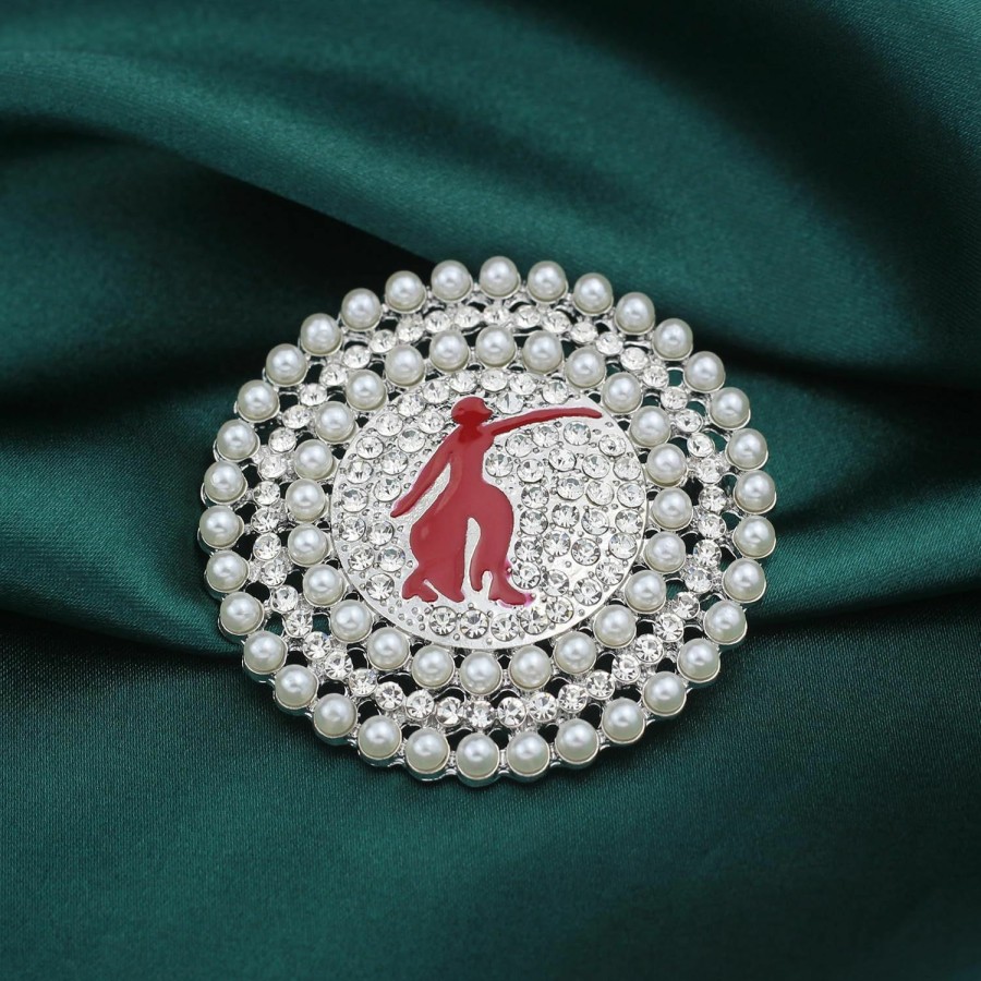 Scwasen Sorority Paraphernalia Brooch For Women 1913 Del-Ta Brooch Pin Dst Pearl Brooch Pin Greek Sorority Gift Graduation Gift Hot