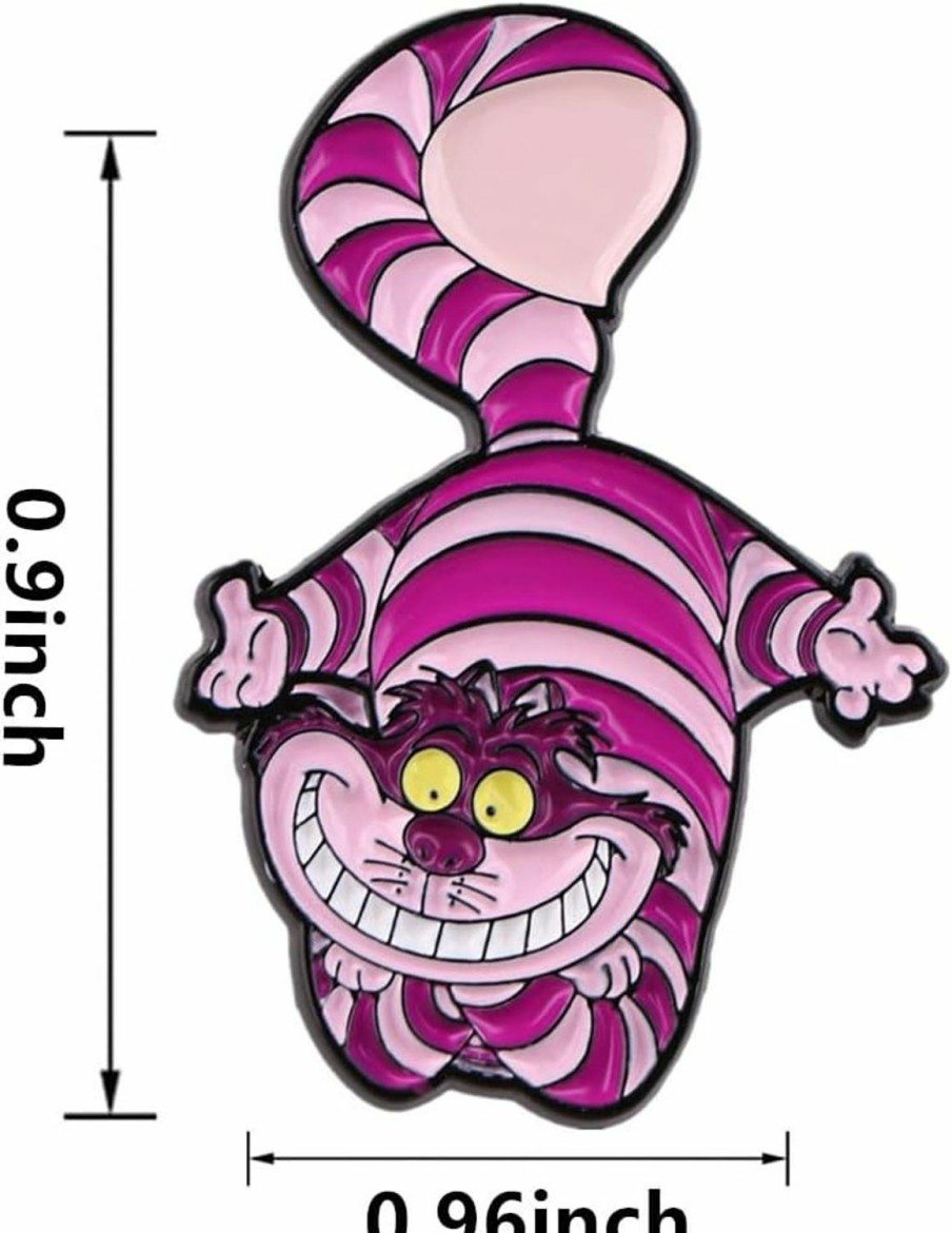 DEZHAN Cheshire Cat Alice Wonderlan Pin, Metal Magic Academy Pins For Girls Women And Men Online