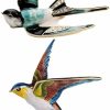 Tichso 2Pcs Swallow Brooch For Women Fashion Enamel Brooch Colorful Exquisite Bird Brooch Pins For Women Men Personality Hot