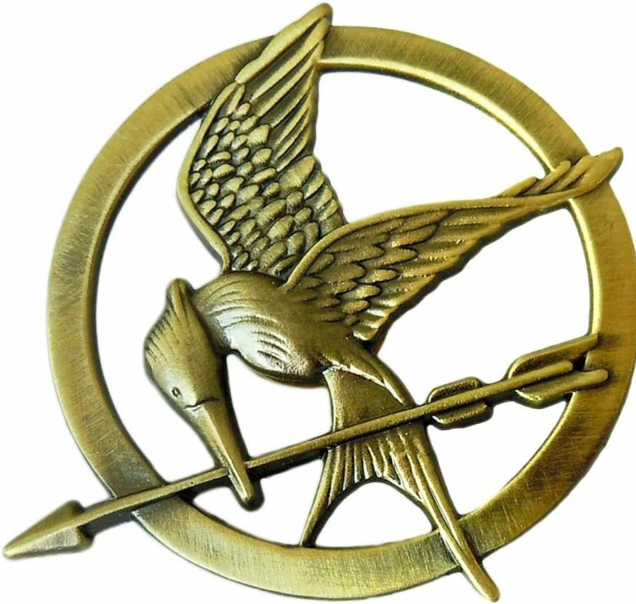 Amazon Lackingone The Katniss Everdeen Cosplay Prop Rep Mockingjay Pin Brooch Badge Hot