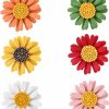 MEEDOZ Meedoz Multicolor Enamel Daisy Flower Lapel Jewelry Brooch Pin Set For Women Clothes Collar Dress Scarf Bag Daily Decoration Best