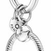 Pandora Pandora Moments Charm Key Ring - Great Gift For Women - Stunning Women'S Jewelry -Key Chain With Charm Holder - Sterling Silver Online