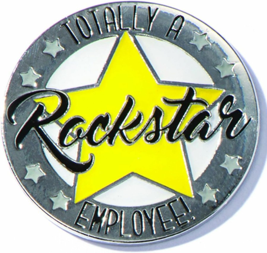 TCDesignerProducts Tcdesignerproducts A Rockstar Employee Appreciation Award Pins, 12 Pins Wholesale