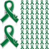 Tondiamo Tondiamo 60 Pcs Green Ribbon Lapel Pins Mental Health Awareness Pin Hope Brooch Badge Items Favors Gifts For Campaigns Event Online