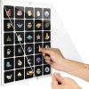 Lnrueg Clear Acrylic Pin Collection Display Organizer, 11X14 Inch Acrylic Pin Display Case, Dust-Free Desktop And Wall Pin Display Holder Board For Enamel Pin, Jewelry Pins, 30 Grids Best