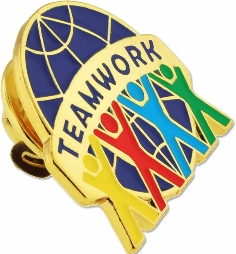 PinMart Pinmart Teamwork Employee Recognition Award Enamel Lapel Pin New