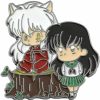 pmkvgdy Inuyasha And Higurashi Kagome Cartoon Brooch Pins Enamel Metal Badges Lapel Pin Brooches Jackets Fashion Jewelry Accessories Best