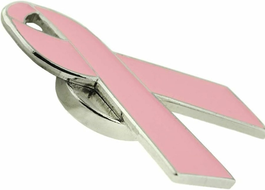 PinMart Pinmart Breast Cancer Awareness Enamel Lapel Pin Wholesale