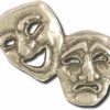 STOCKPINS Stockpins Comedy And Tragedy Theater Mask Lapel Pin Jewelry Wholesale