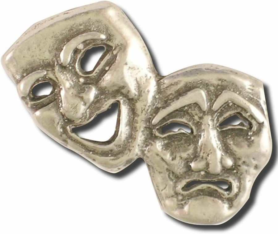 STOCKPINS Stockpins Comedy And Tragedy Theater Mask Lapel Pin Jewelry Wholesale