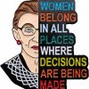 CaseNN Casenn For Rbg Pin Soft Enamel Pins Notorious I Dissent For Ruth Bader Ginsburg Justice Lapel Pins Brooch For Women Badges Pin Cartoon Figure Brooch For Clothing Bags Jackets Hat Accessory Decoration New