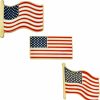 PinMart Pinmart'S American Flag Enamel Lapel Pin 3 Piece Set Best