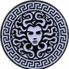 Real Sic Real Sic Medusa Enamel Pin - Greek Mythology Pin - Fashionable, Occult, Witchy, Feminist Lapel Pin For Hats, Backpacks, Jackets, Bags & Tops New