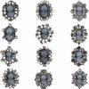 Ezing Ezing Vintage Princess Frame Crystal Cameo Brooches Pins Set For Women Wholesale