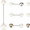 ASHMITA Ashmita 6 Pairs Faux Pearl Brooch For Women Sweater Shawl Clip All-Match Clothes Pins Best