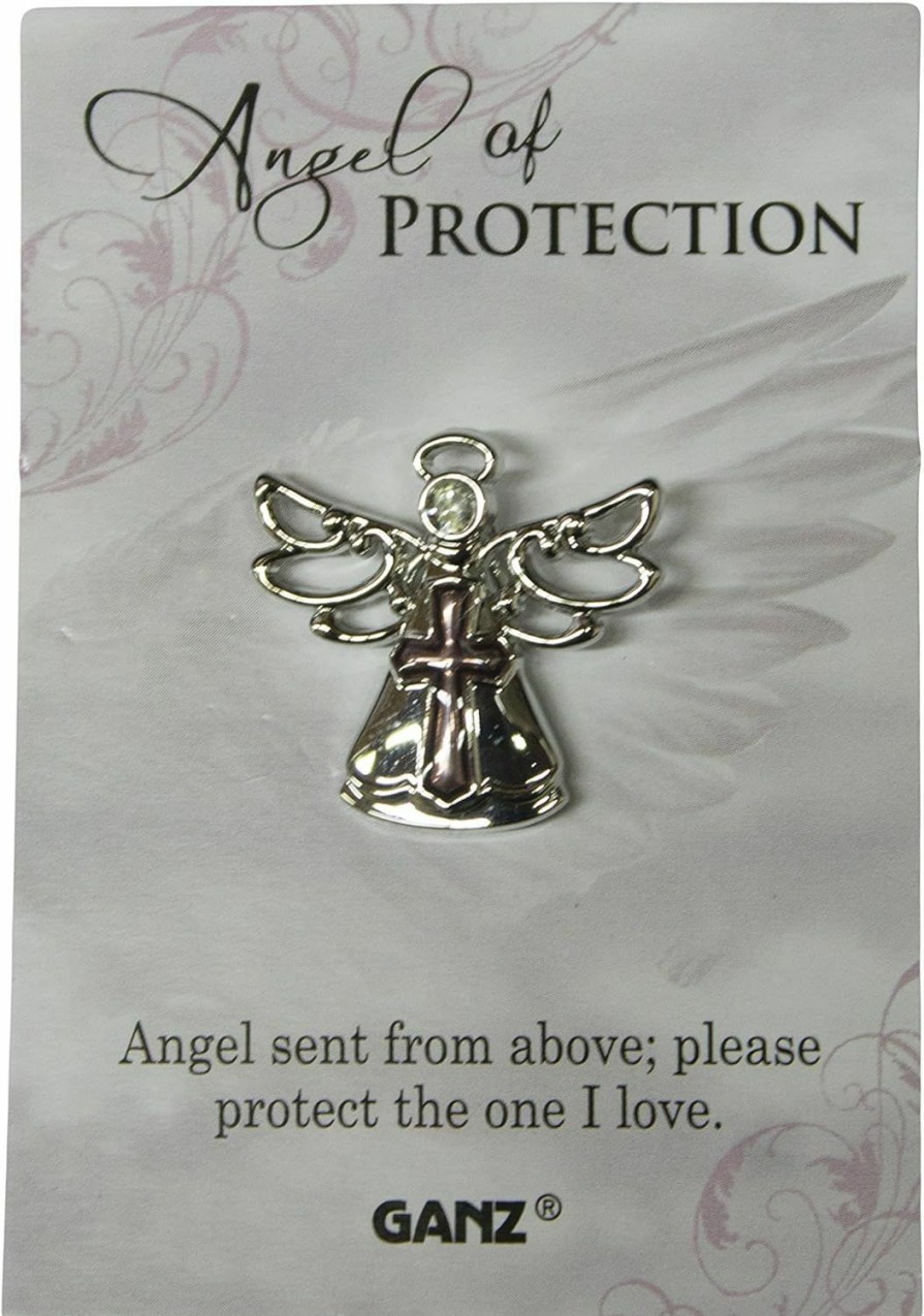 Ganz Ganz Pin - Angel Of Protection \"Angels Sent From Above; Please Protect The One I Love.\" Multicolor One Size Online