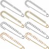 Boao 8 Pieces Women Brooch Pins Sweater Shawl Clips Faux Crystal Pearl Brooches Safety Pins Dress Shirt Clips For Women Gold Silver Hot