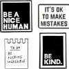 Shuning Fun Quotes Enamel Pins Be Kind Be A Nice Human Brooches Dialog Badge Shirt Lapel Pin Novel Motto Enamel Pin For Bag Jewelry Gift Hot