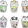 VEINTI+1 Veinti+1 Animal Pin Cute Boba Brooch Kawaii Bags Backpacks Jackets Hat Accessory Decoration (6 Color Boba Tea) Wholesale