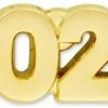 PinMart Pinmart 2024 Graduation Anniversary Gold Year Enamel Lapel Pin Online