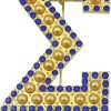 Scwasen Sgrho Sorority Paraphernalia Brooch Pin For Women Greek Sorority Gift 1922 Sisterhood Jewelry Clearance