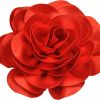 CHENGXINWENHUA 8In Large Flower Fabric Rose Floral Brooch Pin Large Flower Brooch Pin For Women And Men, Oversized Flower Corsage Brooch For Wedding, Party, Dress And Scarf, Gift For Her Wholesale