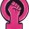 Real Sic Real Sic Women'S Power Enamel Pin - Raised Feminist Fist Protest Pride Lapel Pin For Jackets, Hats, Backpacks, Bag & Tops New