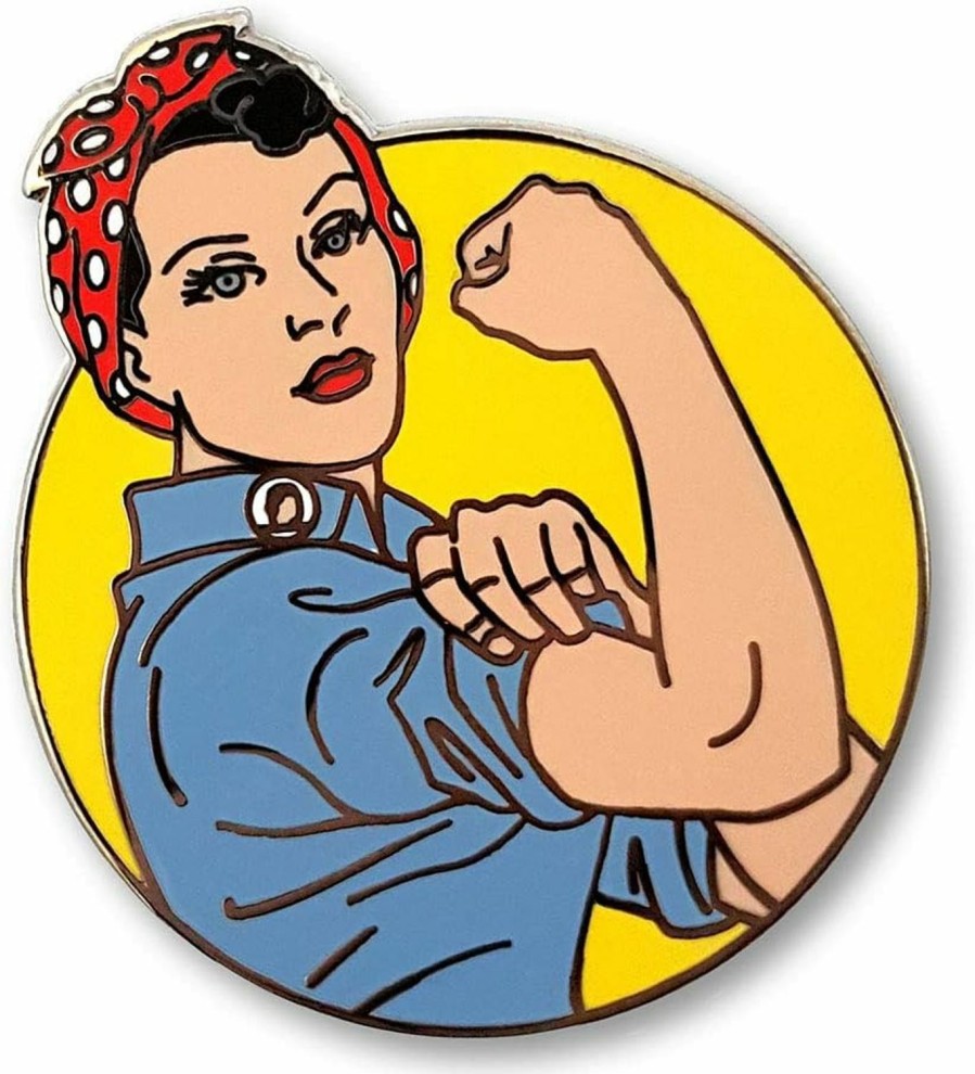 Pinsanity Pinsanity Rosie The Riveter Enamel Lapel Pin New