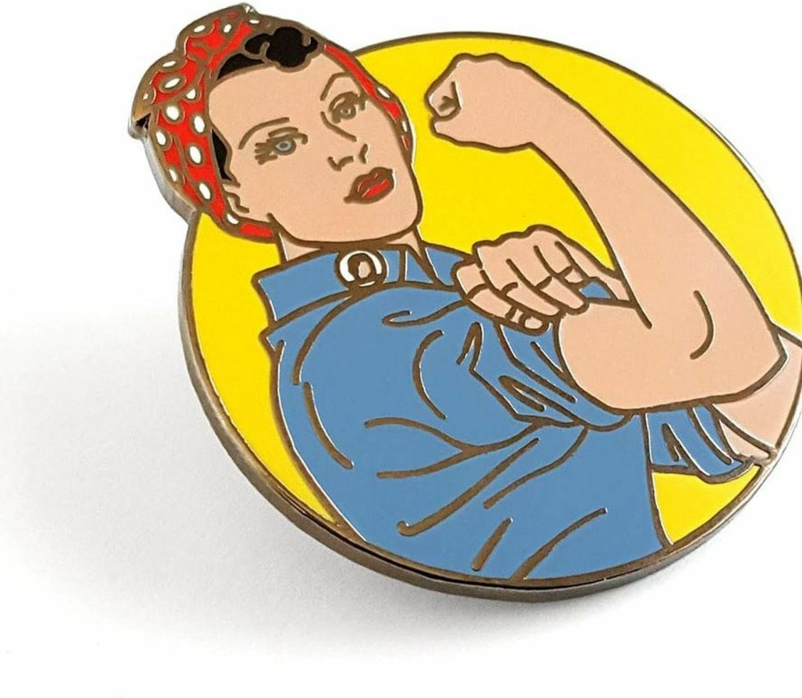 Pinsanity Pinsanity Rosie The Riveter Enamel Lapel Pin New