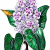 QUREZA Lilac Flower Brooches Pin For Women Purple Clove Flower Enamel Brooch Pins Weddings Party Brooch Lapel Pin Jewelry Gifts Clearance