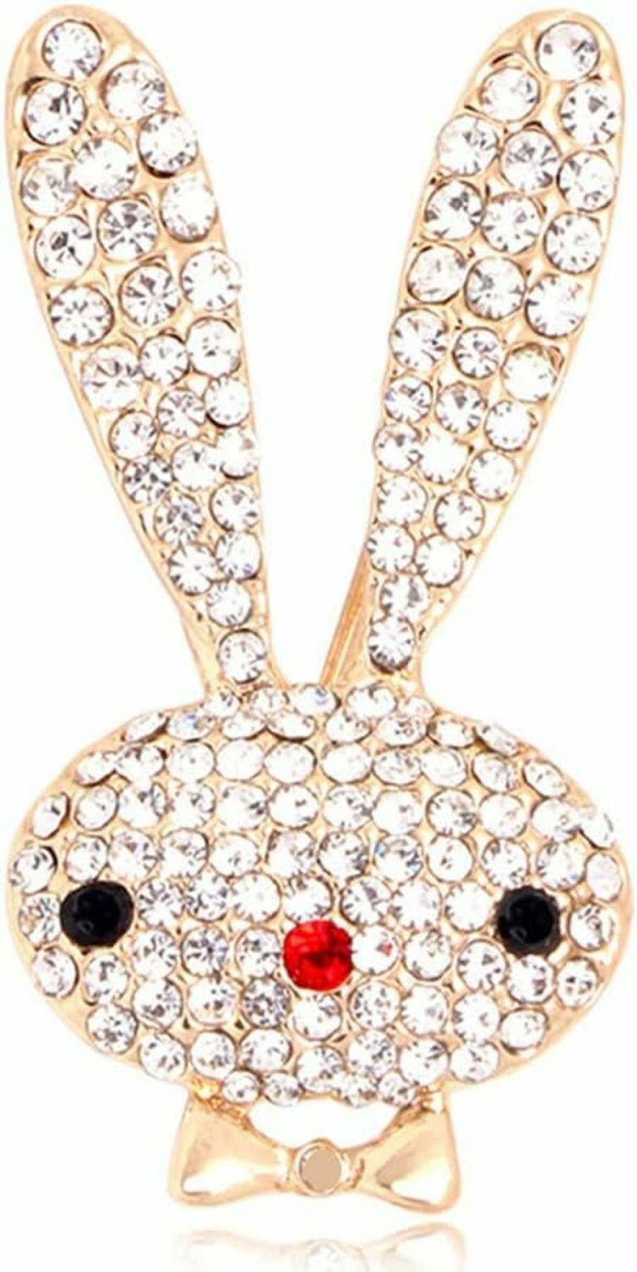 Dtja Twinkle Rhinestone Rabbit Animal Brooch Pin For Women Girls Teens Gold Plated Pave Crystal Bowknot Bunny Pet Brooches Lapel Pins Cute Dress Accessories Birthday Easter Holiday Jewelry Gift For Daughter Friend Online