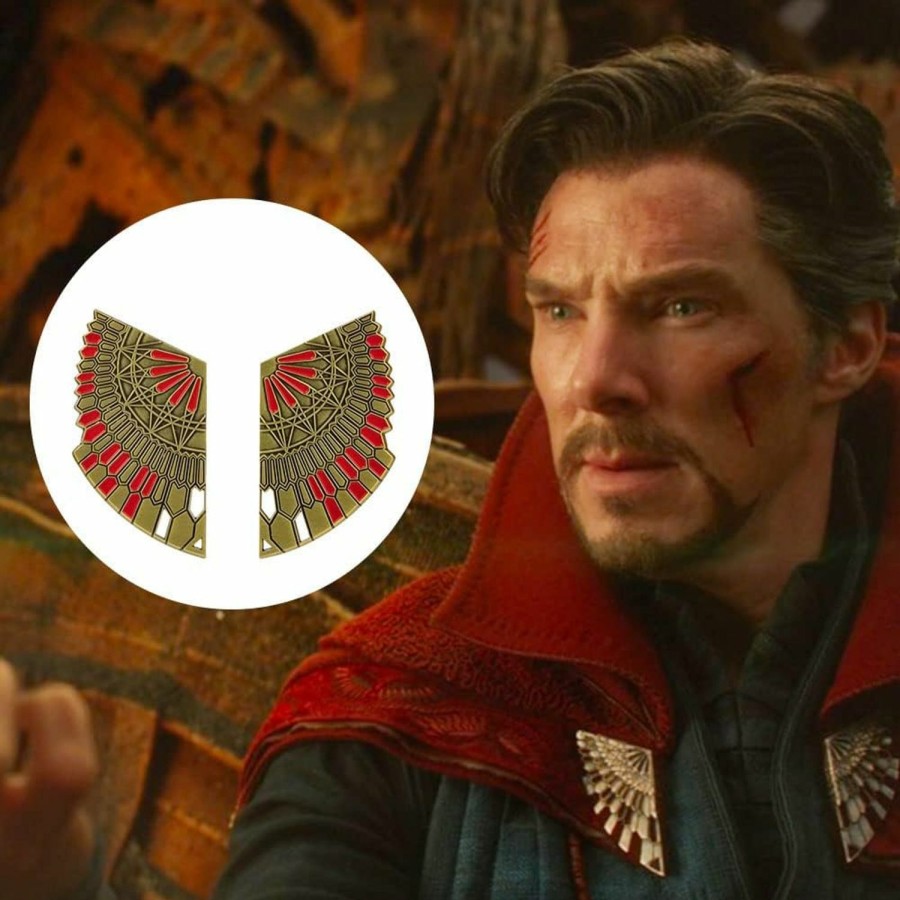 Evere Dr Strange Pins Cloak Of Levitation Brooch Lapels Clasps Badge Costume Props Clearance