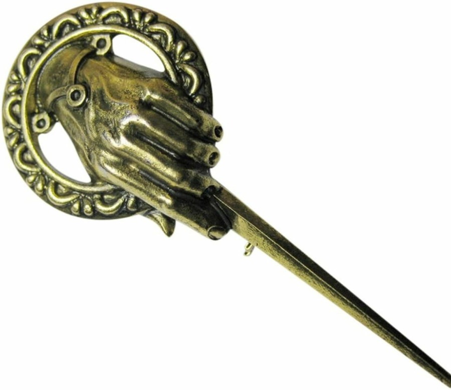 Game of Thrones Graceful Goods Got Antique Gold Tone Hand Of The King Brooch New