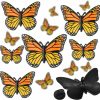 Otuuz Otuuz 50 Pcs Monarch Butterfly Enamel Pin Funeral Pins Realistic Monarch Butterfly Lapel Pin Butterfly Brooch Jewelry Gifts For Dia De Los Muertos Women Girls Hot