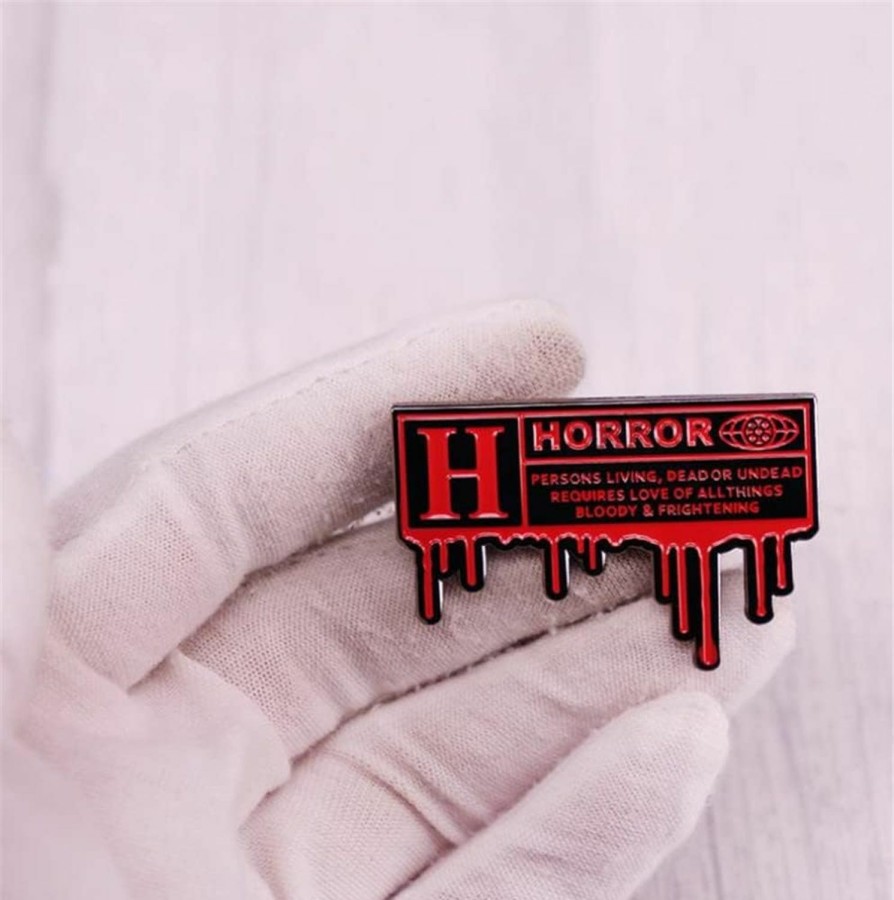 KEWJYUE Halloween Slasher Movie Horror Persons Living Dead Or Undead Enamel Pin Brooches Badge Decorations For Clothes Backpacks Jackets Clearance